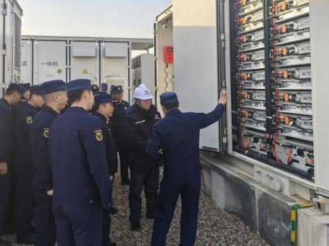 以练筑防！银娱优越会电气盐池储能电站开展消防专项行动